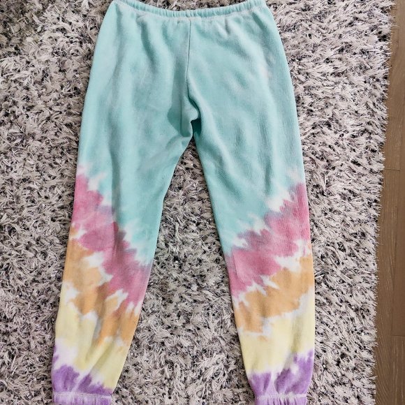 Oceanside Rainbow Tie Dye Sweatpants - Picture 2 of 7